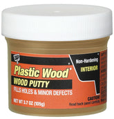 Plastic Wood 7079821272 Wood Putty, Solid, Mild, Pleasant, Natural Pine, 3.7 oz Tub